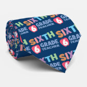 6年生の先生のタイ ネクタイ (ロール)