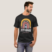 6年生の先生 チーム 6年生 スクワッド レインボー Tシャツ (正面フル)