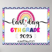 6年生の写真プロップサインの最終日 ポスター (正面)