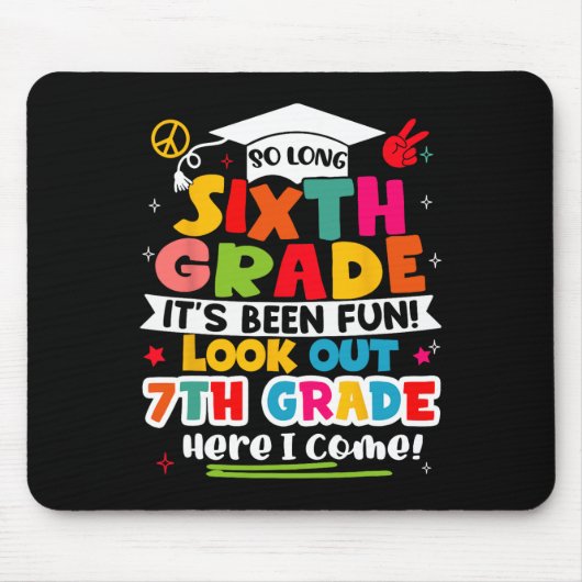 6年生の女子大生の日キ マウスパッド (正面)