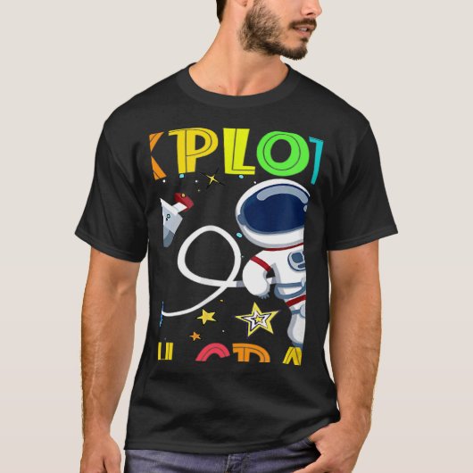 6年生の宇宙飛行士を学校に戻す準備ができている Tシャツ (正面)