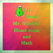 6年生の教室６×６ ウィンドウサイン (シート3)