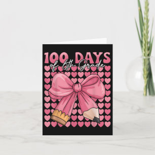6年生の日100人かわいい弓100日目 カード