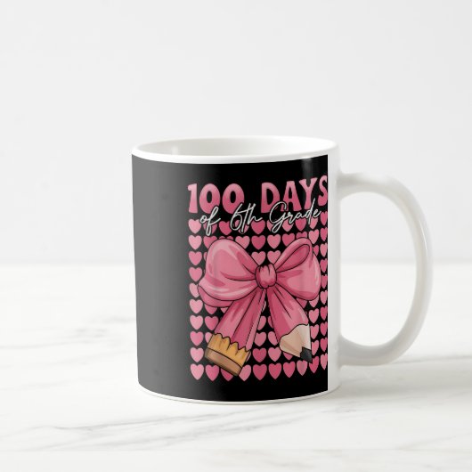 6年生の日100人かわいい弓100日目 コーヒーマグカップ (右)