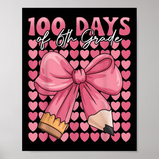 6年生の日100人かわいい弓100日目 ポスター (正面)