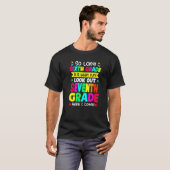 6年生の最後の日かわいい7年生 Tシャツ (正面フル)