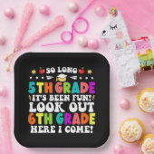 6年生の長い5年生ここで私は来 ペーパープレート (パーティー)