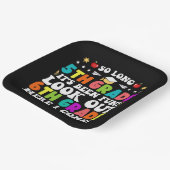 6年生の長い5年生ここで私は来 ペーパープレート (傾斜あり)