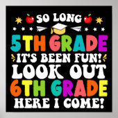 6年生の長い5年生ここで私は来 ポスター (正面)