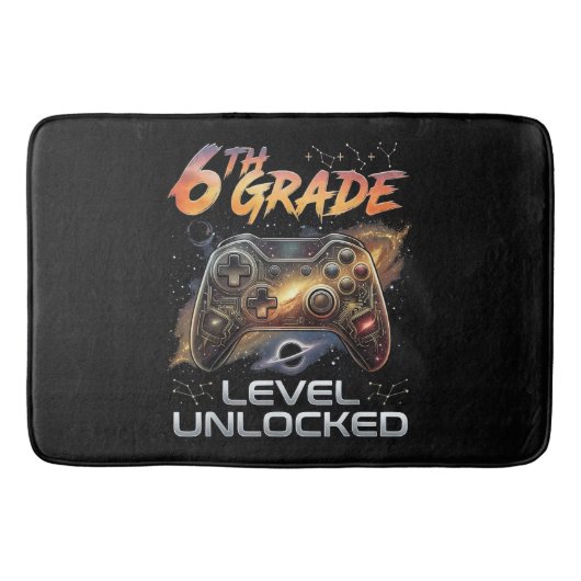 6年生ゲーマーの初登校 バスマット (正面)
