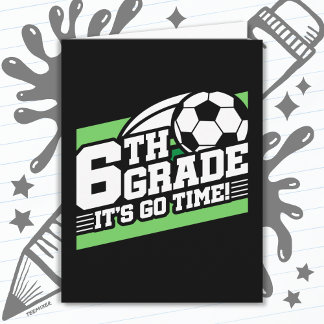 6年生サッカーサッカー初日新学期 カード