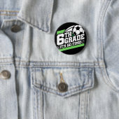 6年生サッカーサッカー初日新学期 缶バッジ (インサイチュ)