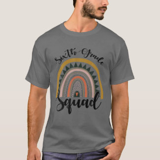 6年生スクワッド先生ボホレインボー Tシャツ