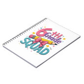 6年生チームの新学期スタート ノートブック (左側)