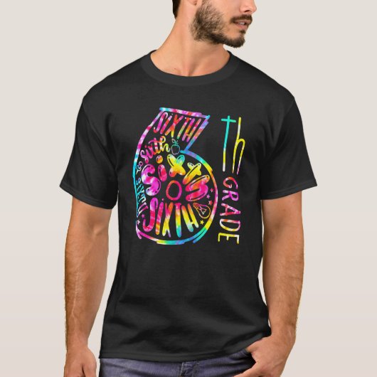 6年生ハロー6年生スカッド新学期 Tシャツ (正面)