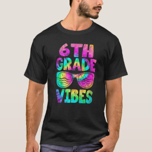 6年生ビベス絞り染め学校給食の初日 Tシャツ