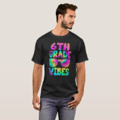 6年生ビベス絞り染め学校給食の初日 Tシャツ (正面フル)