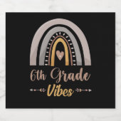 6年生ビーブレインボー6年生新学期 ビールラベル (シングルラベル)