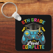 6年生レベル完全卒業ゲーミングゲーマー キーホルダー (正面)