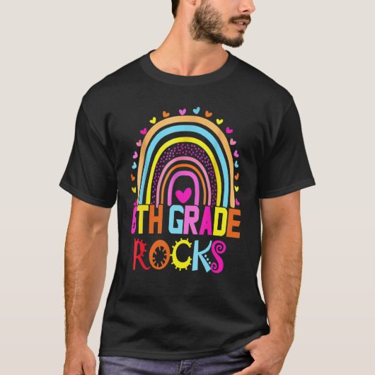 6年生ロックチーム1日目チーム6年生レインボー Tシャツ (正面)