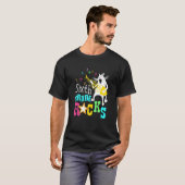 6年生ロック 6年生 ギターを弾く猫 Tシャツ (正面フル)