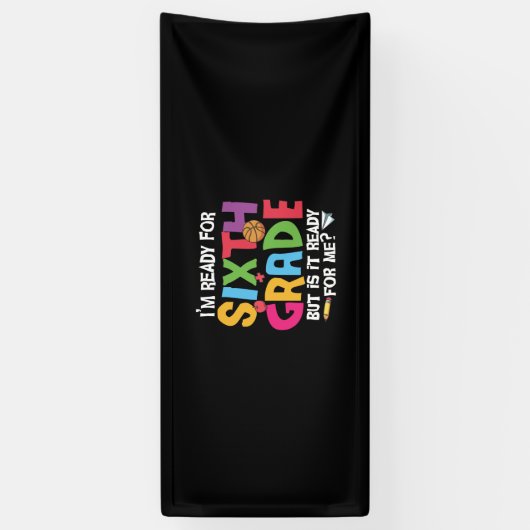 6年生先生が6年生に対応 横断幕 (縦)