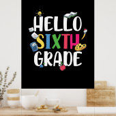 6年生先生こんにちは6年生 ポスター (キッチン)