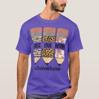 6年生先生新学期ラヴ教えインスピア Tシャツ