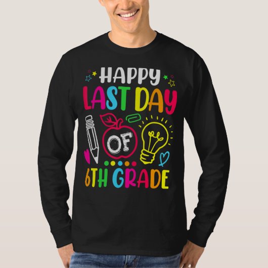 6年生先生生卒業おめでとう Tシャツ (正面)