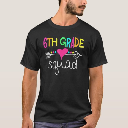 6年生分隊6年生先生学生チーム戻る Tシャツ (正面)