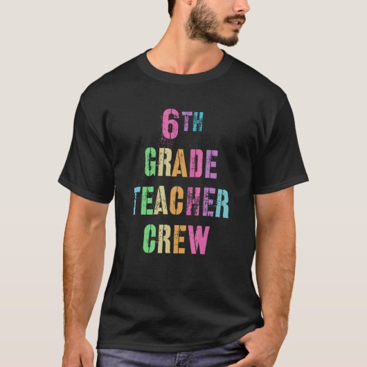 6年生担任チーム 6年生を教える Tシャツ (正面)