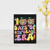 6年生日6年生先生スタッド100 カード (黄色い花)