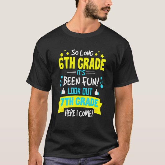 6年生7年生から卒業来ます Tシャツ (正面)