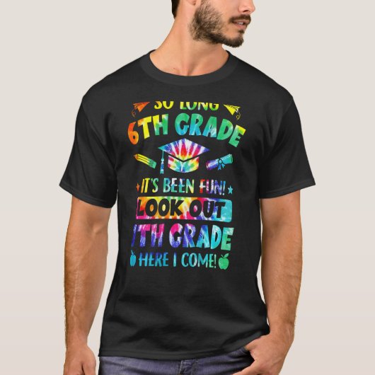 6年生7年生から卒業来ます Tシャツ (正面)