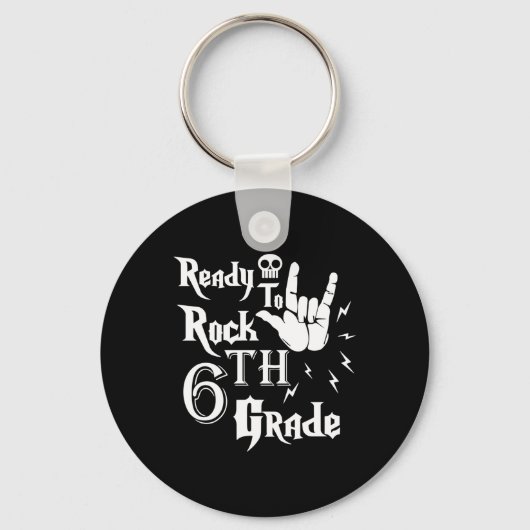 6年生Ready To Rock 6年生新学期 キーホルダー (正面)