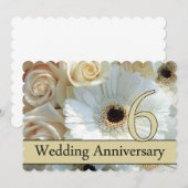 6年目のローズ招待状 招待状 (正面/裏面)