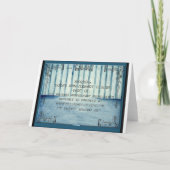 6年目の結婚記念日のお祝いギフトカード カード (裏面)