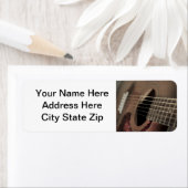 6弦アコースティックギター ラベル (インサイチュ)