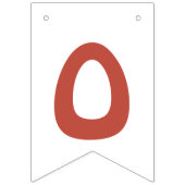 6文字の名前は野生の1サファリジャングルキリン バンティングフラッグ (第1の旗)