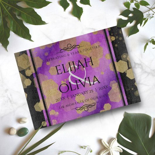 6日33日47日48アメジスト結婚記念日 カッティングボード