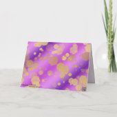 6日33日47日48アメジスト結婚記念日 サンキューカード (裏面)