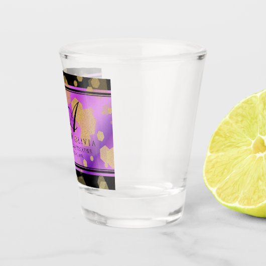 6日33日47日48アメジスト結婚記念日 ショットグラス