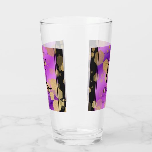 6日33日47日48アメジスト結婚記念日 タンブラーグラス (左)