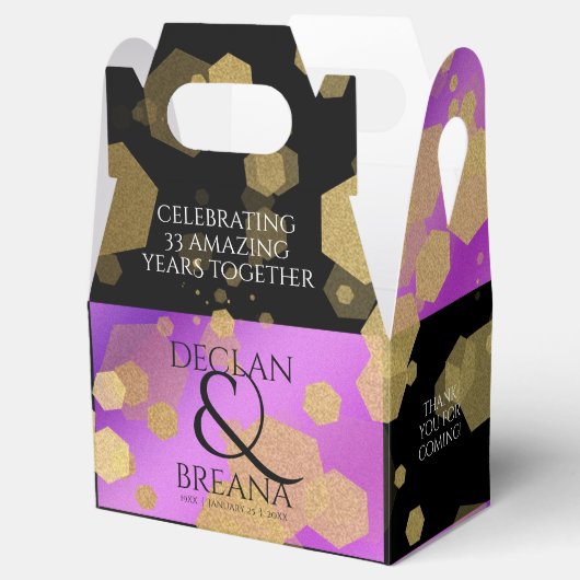 6日33日47日48アメジスト結婚記念日 フェイバーボックス (オープン)