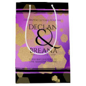 6日33日47日48アメジスト結婚記念日 ミディアムペーパーバッグ (正面)