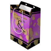 6日33日47日48アメジスト結婚記念日 ミディアムペーパーバッグ (裏面アングル)