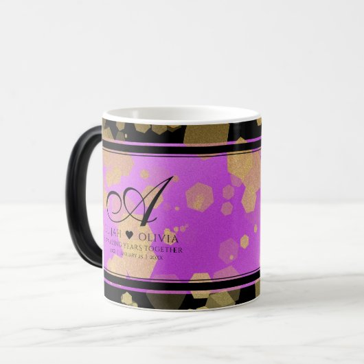 6日33日47日48アメジスト結婚記念日 モーフィングマグカップ (正面左)