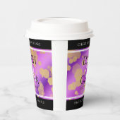 6日33日47日48アメジスト結婚記念日 紙コップ (左)