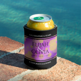 6日33日47日48アメジスト結婚記念日 缶クーラー