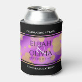 6日33日47日48アメジスト結婚記念日 缶クーラー (缶正面)